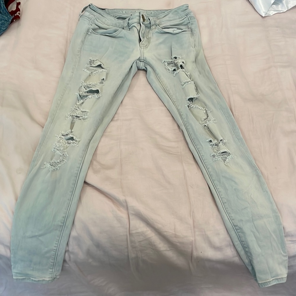 American Eagle, super stretch size 2 short jeans
